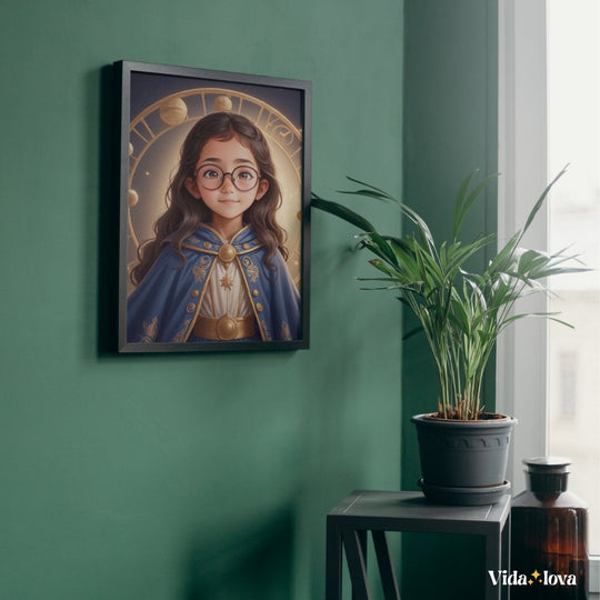 Portrait Numérique Personnalisé - Filles