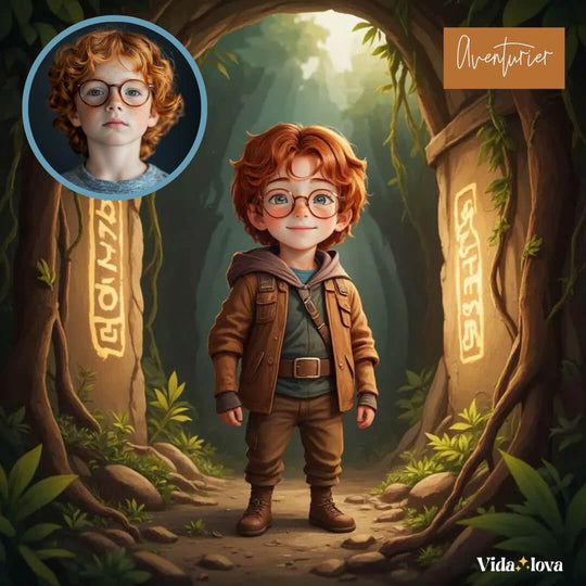 Portrait Numérique Personnalisé - Garçons