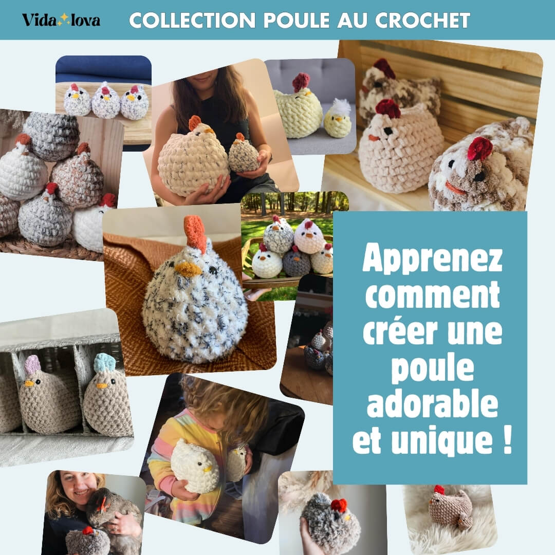 Poule au Crochet Lot 3 en 1 (E-Book)