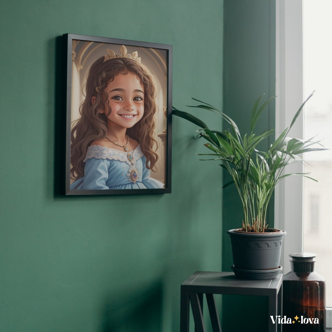 Portrait Numérique Personnalisé - Filles