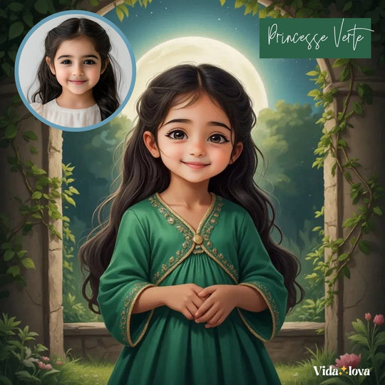 Portrait Numérique Personnalisé - Filles