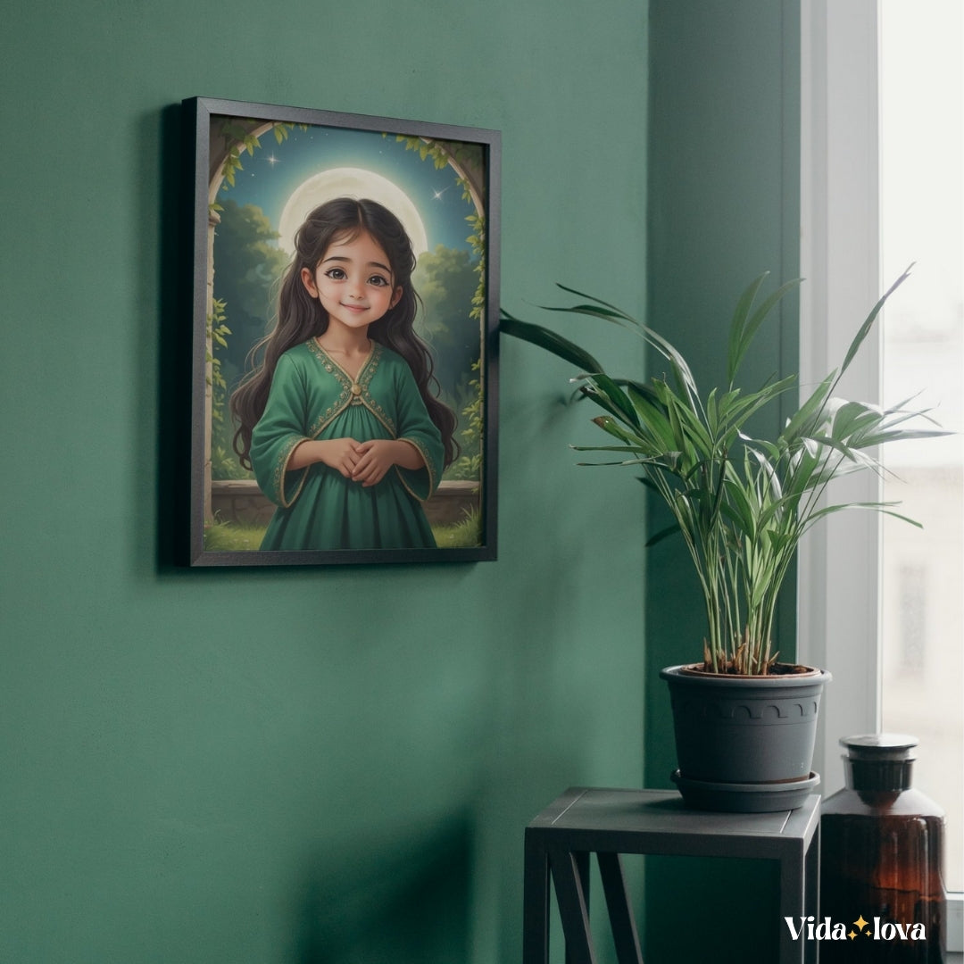 Portrait Numérique Personnalisé - Filles