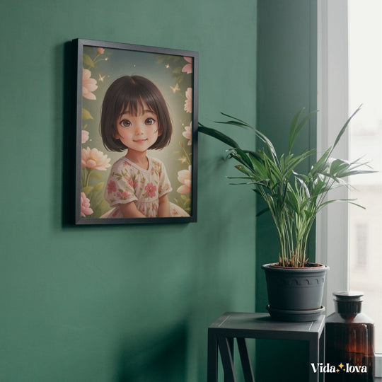 Portrait Numérique Personnalisé - Filles