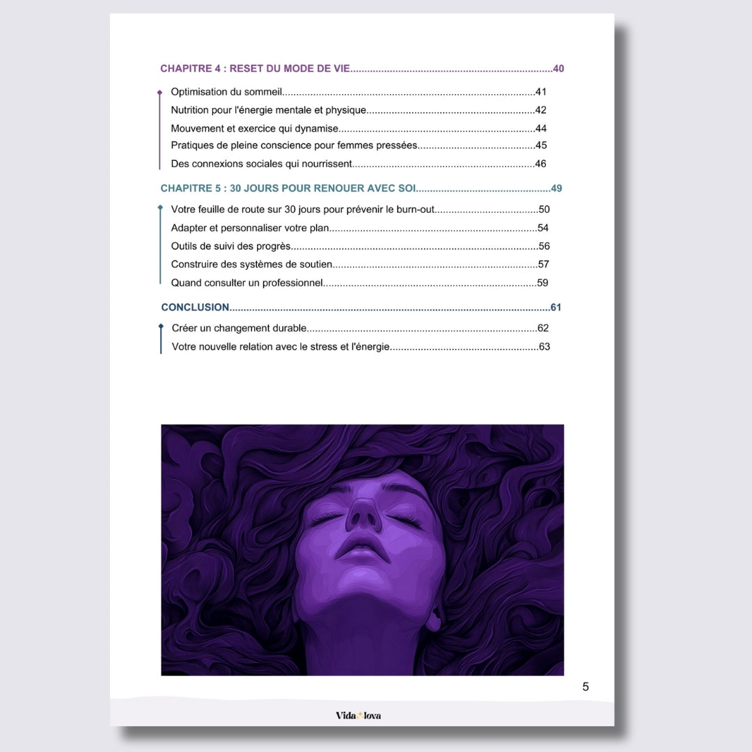 Le Guide Anti-Burnout pour Femmes de 25 à 45 ans (E-Book)