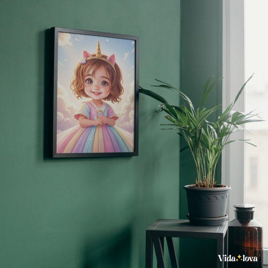 Portrait Numérique Personnalisé - Filles