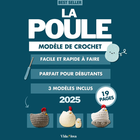 Poule au Crochet Lot 3 en 1 (E-Book)